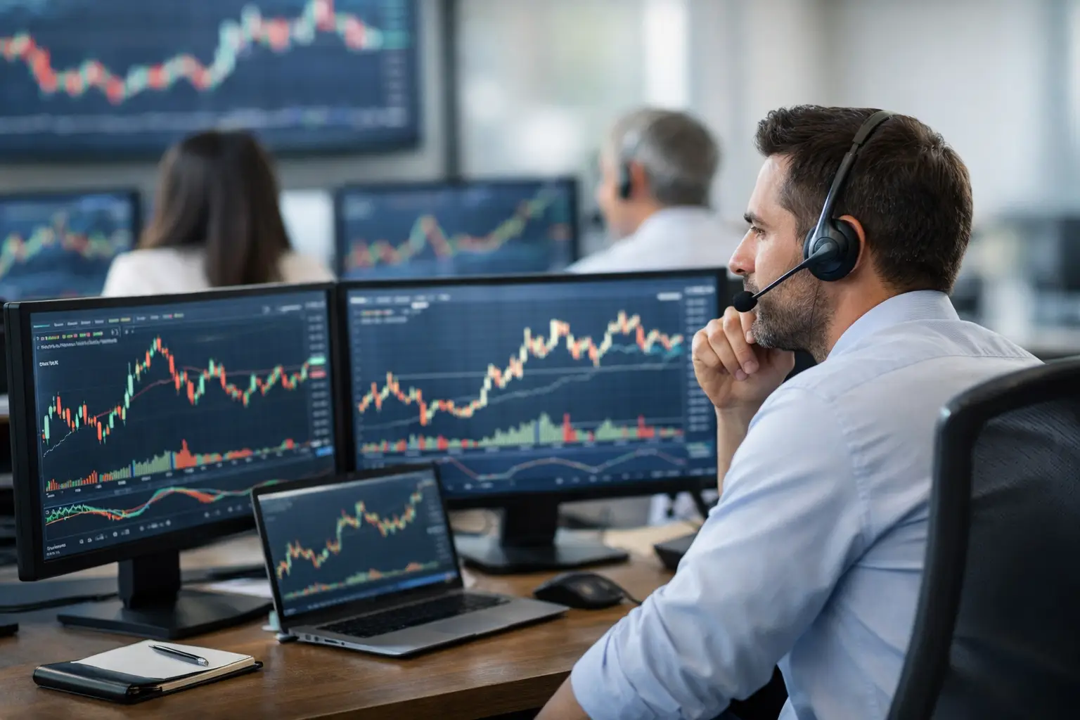 Sala de trading en vivo: cómo elegir bien